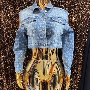 Vibrant Blue Jean Jacket